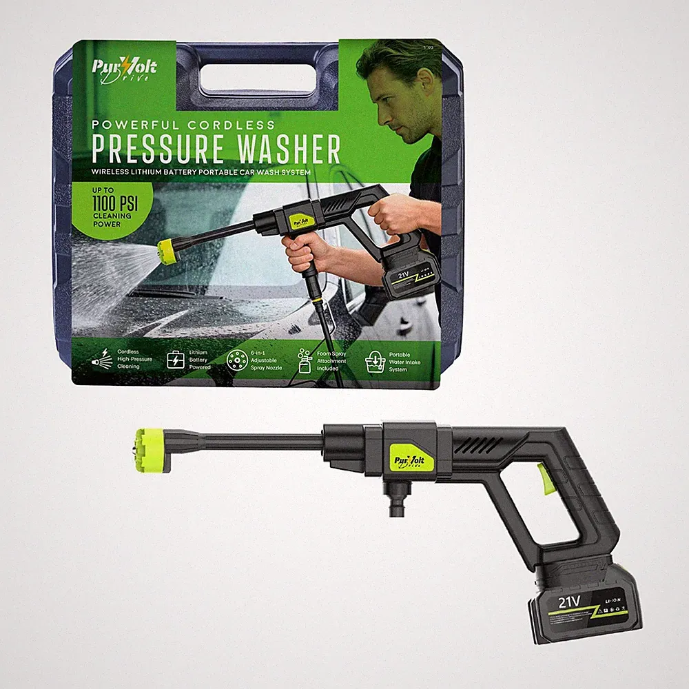 Powerful Rechargeable Cordless Pressure Washer 1100 PSI