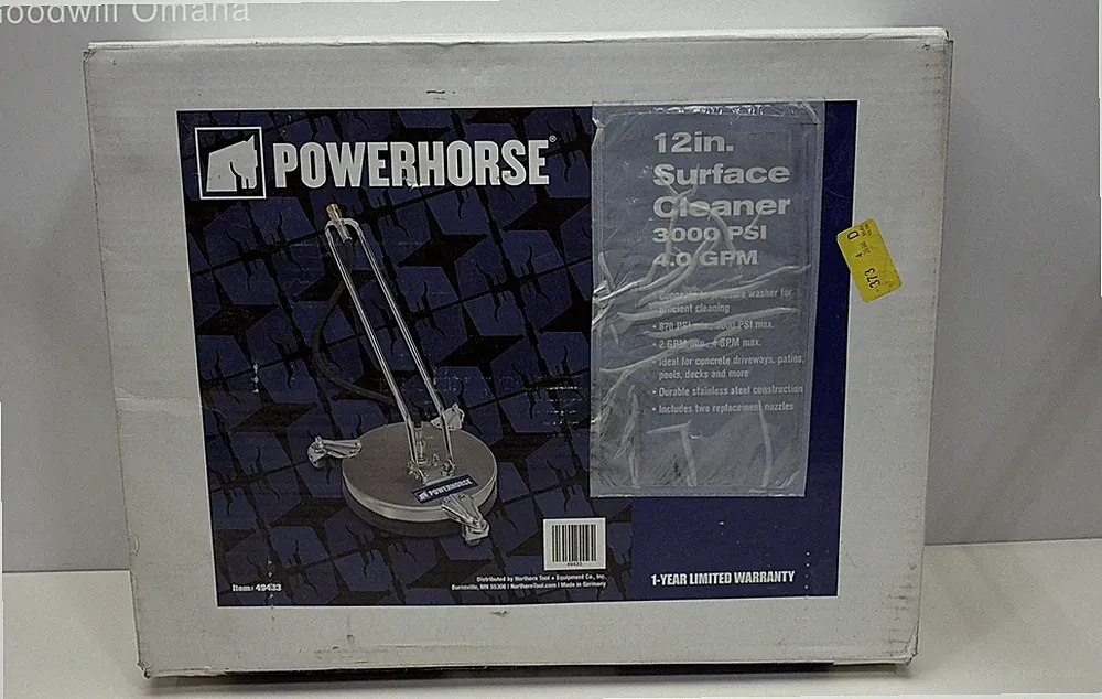 Powerhorse 12in. Surface Cleaner 3000PSI Power Washer NEW IN BOX!!!