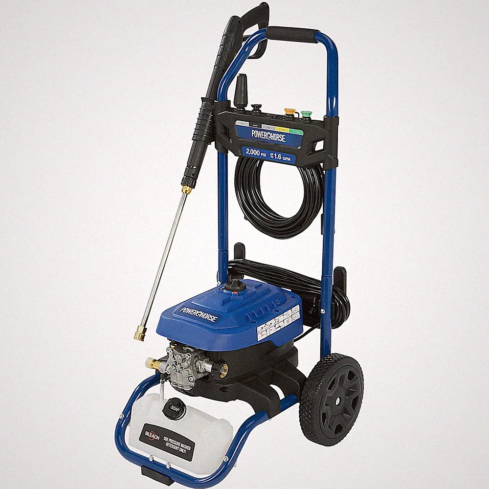 Powerhorse Electric Cold Water Pressure Washer, 2000 PSI, 1.6 GPM