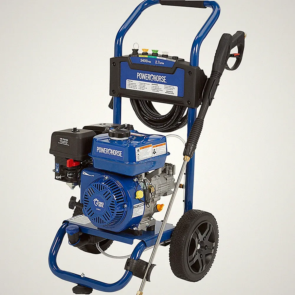 Powerhorse Gas Cold Water Pressure Washer, 3400 PSI, 2.7 GPM