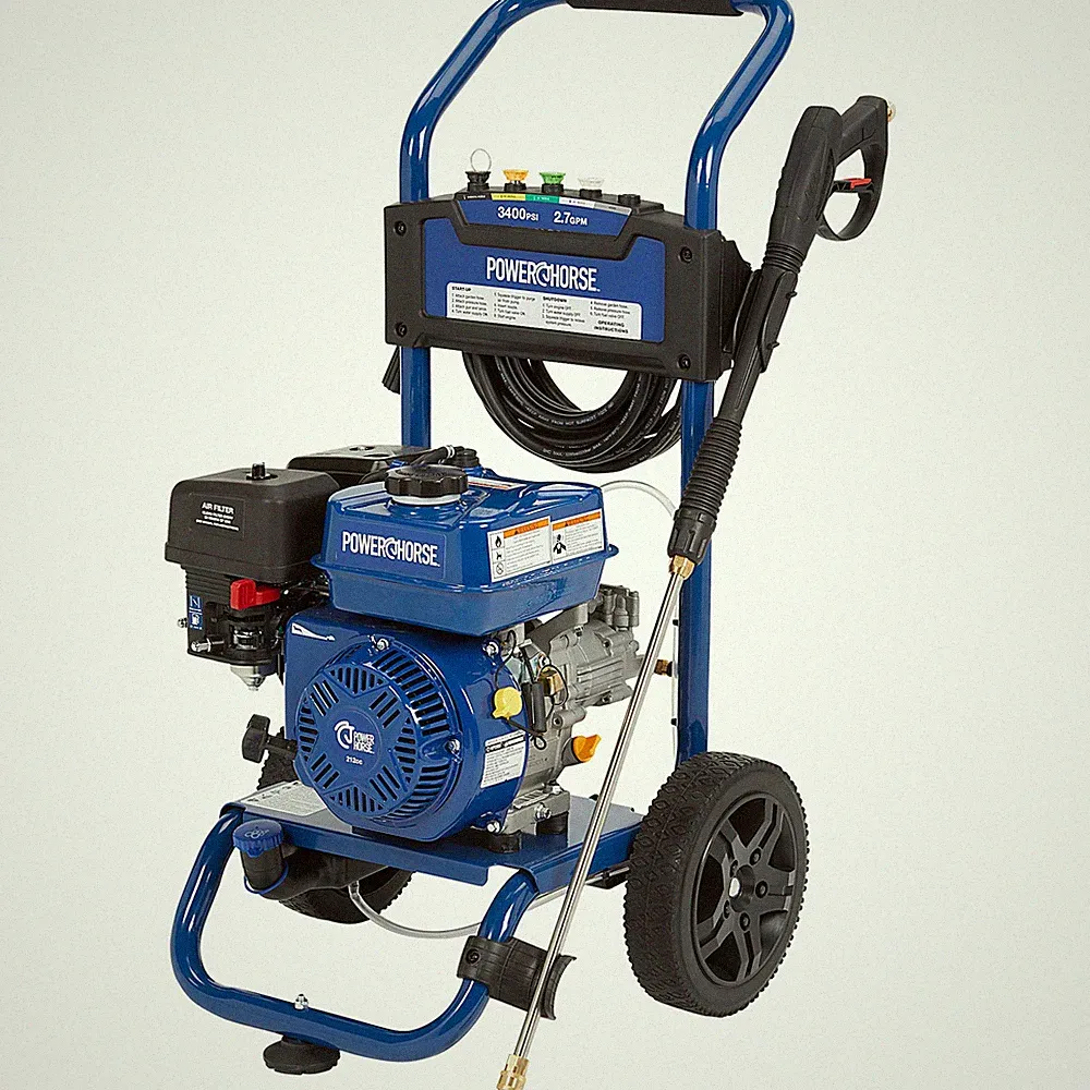 Powerhorse Gas Cold Water Pressure Washer, 3400 PSI, 2.7 GPM