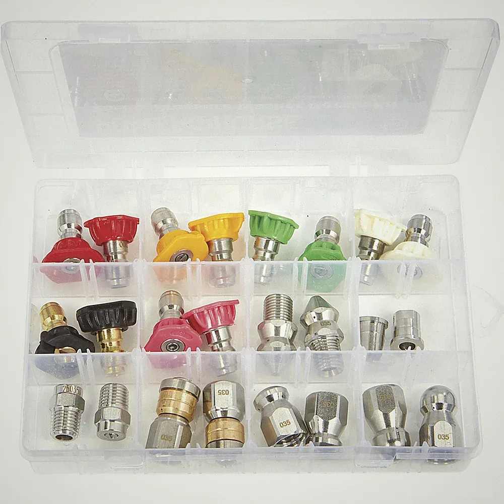 Powerhorse Pressure Washer Nozzle Kit, 25-Pc., Brass/Steel, Quick-Couple