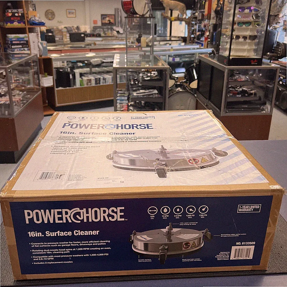 Powerhorse Stainless Steel Pressure Washer Surface Cleaner, 16in