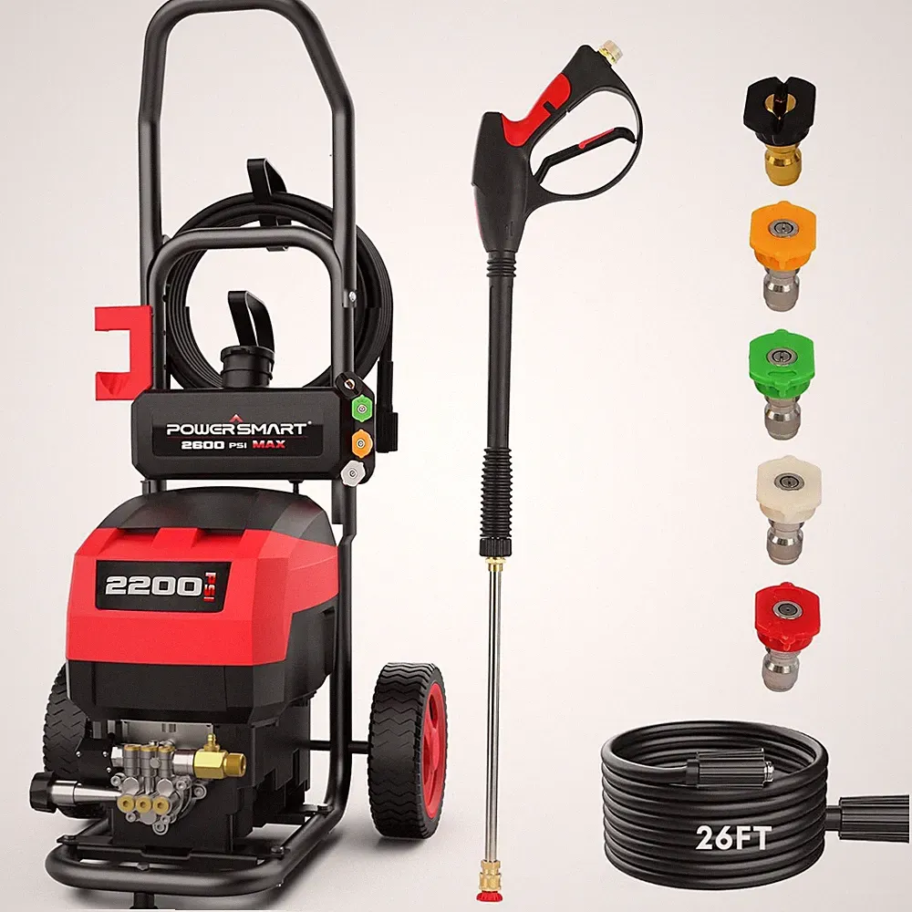 PowerSmart 2200 PSI Pressure Washer 1.2 GPM Metal Wand Soap Tank