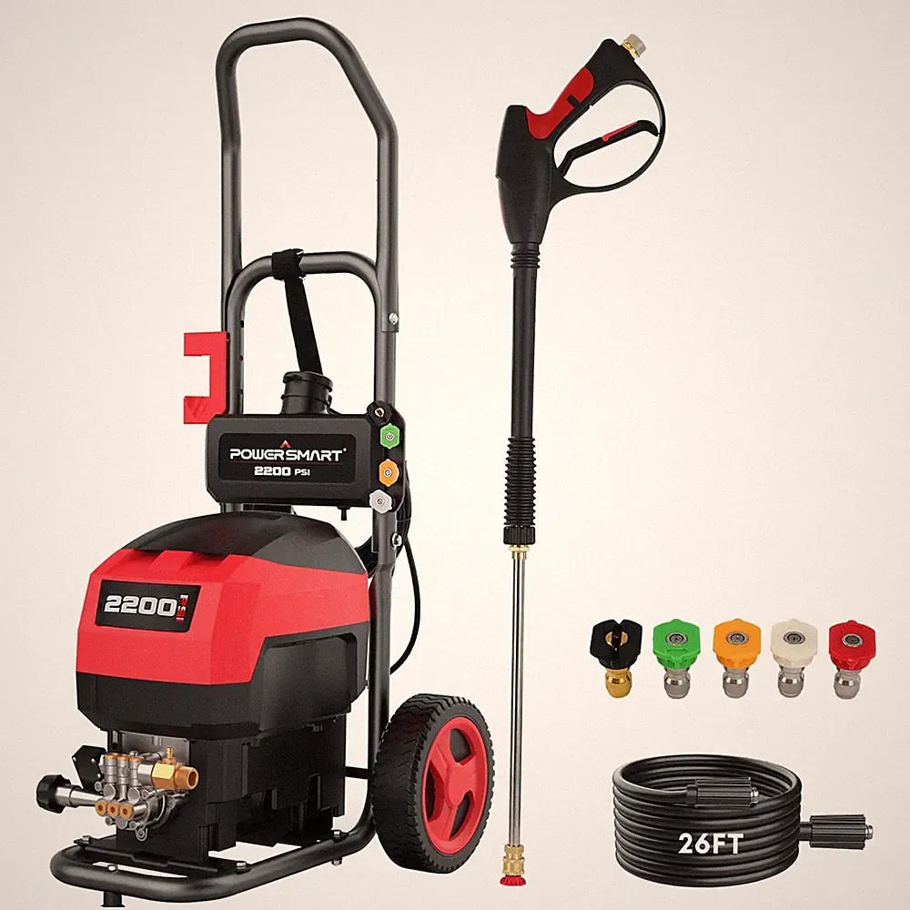 PowerSmart DB1001 Electric Pressure Washer 1.2 GPM 2200PSI Max