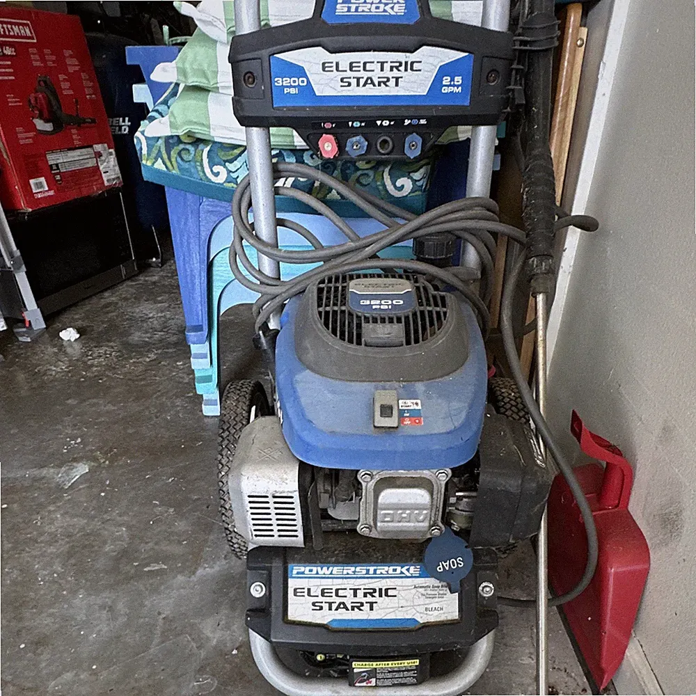 PowerStroke Electric Start Gas Cold Water Pressure Washer 3200 PSI w/ Hose & Gun