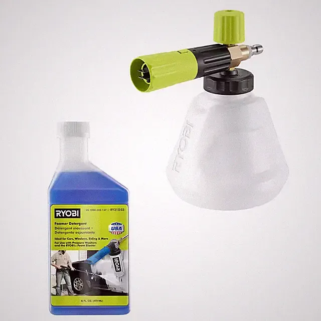 Premium Pressure Washer Foam Blaster with 16 Oz. Detergent Refill