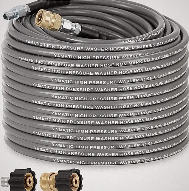 Pressure Hot/Cold 100 Water FT PSI Hose 4200 1/4" for YAMATIC Marking Non Washer