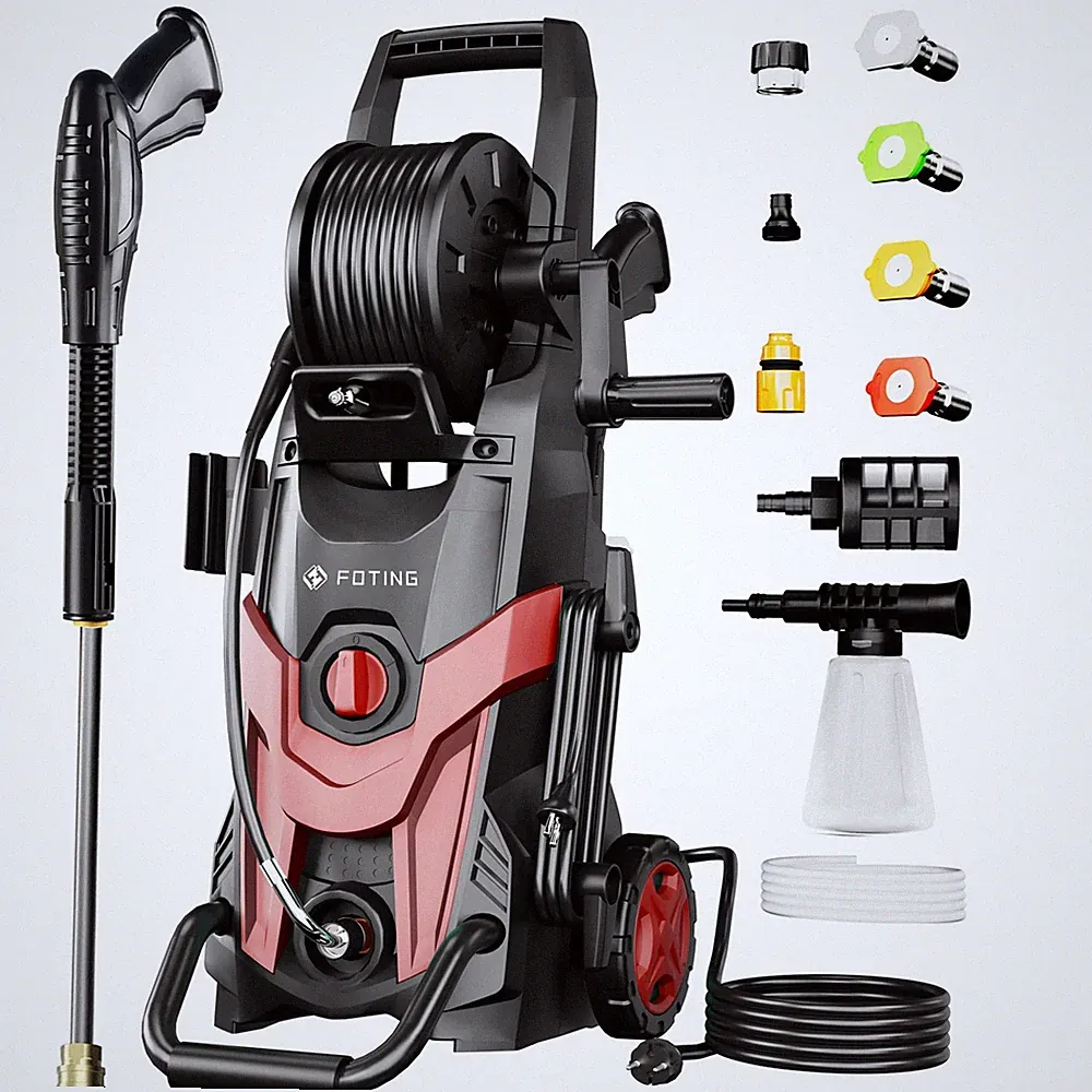 Pressure Power Washer 4500PSI with 4 Quick Connect Nozzles, Inlet Hose & Filter