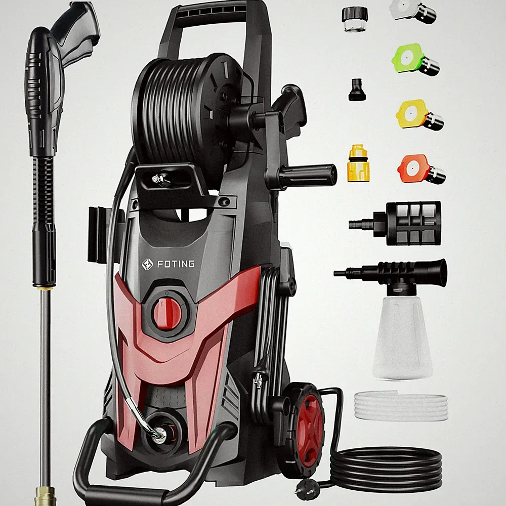 Pressure Power Washer 4500PSI with 4 Quick Connect Nozzles, Inlet Hose & Filter