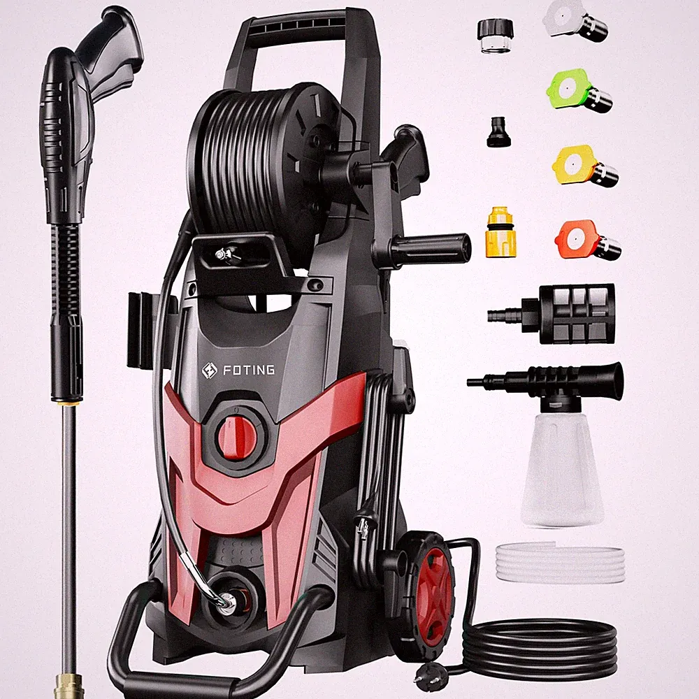 Pressure Power Washer 4500PSI with 4 Quick Connect Nozzles, Inlet Hose & Filter