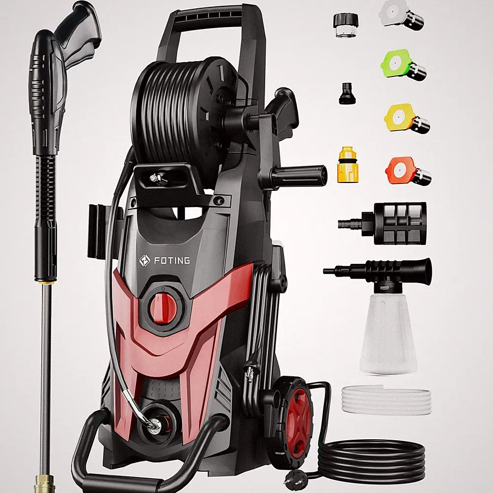 Pressure Power Washer 4500PSI with 4 Quick Connect Nozzles, Inlet Hose & Filter