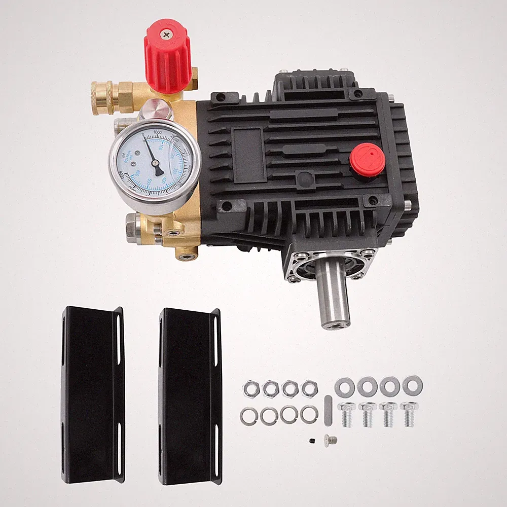 Pressure Power Washer Pump 3600 PSI 4.9GPM 4mm Solid Shaft Belt Drive