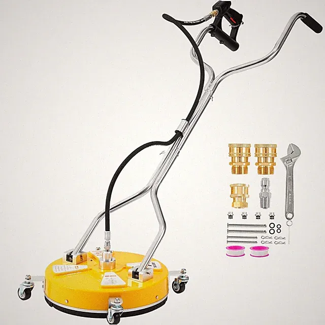 Pressure Surface Cleaner Tool Daily 16.5in 4 Wheels Driveway Patio