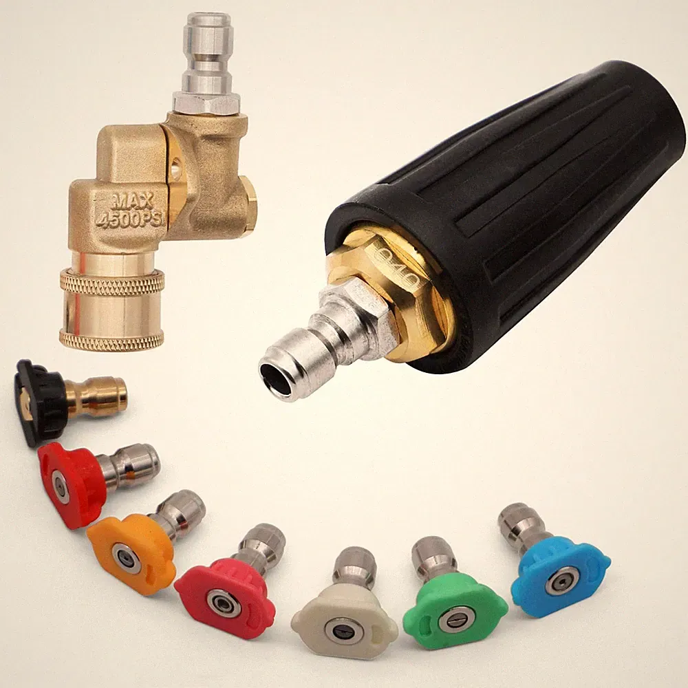 Pressure Washer 0.25 inches, Red, Yellow, Green, White, Black, Pink, Blue