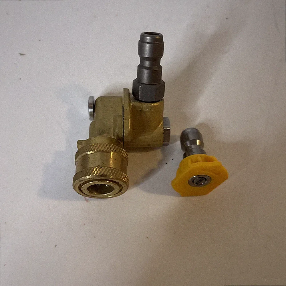 Pressure washer 1/4-inch Quick Connect Pivot Coupler W/yellow tip. Free ship