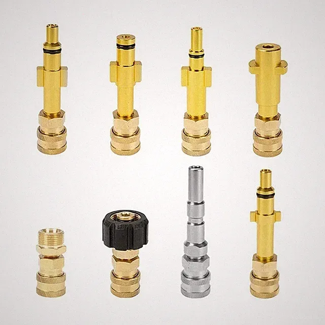 Pressure Washer 1/4" Quick Connector Spray Gun Bayonet Adapter