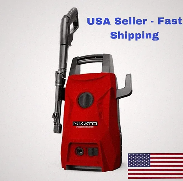 Pressure Washer-1600 PSI NIKATTO USA STOCK