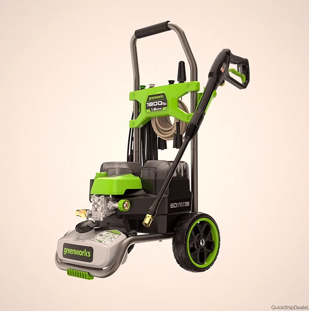 Pressure Washer 1800 PSI 1.2 GPM 60V Hybrid Electric Cordless Battery Compatible