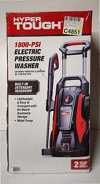 Pressure Washer 1800PSI, Electric