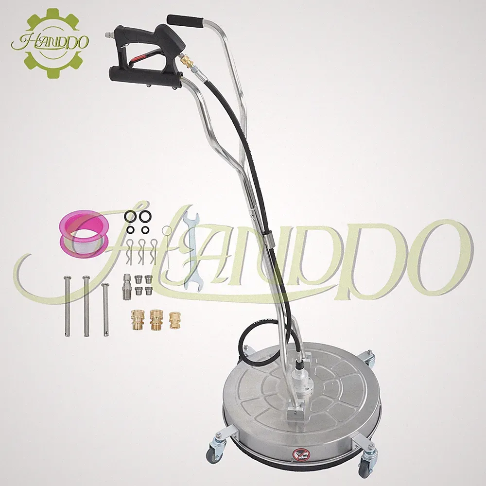 Pressure Washer 24" Surface Cleaner w/ Handles & Wheels Quick Connect 6000 psi