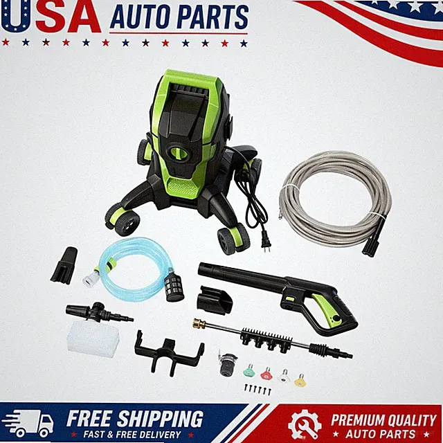 Pressure Washer 2500PSI Car Patio Driveway Cleaning Soap Tank Automatic Stop