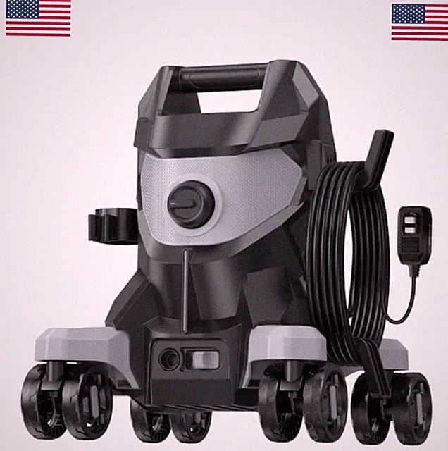 Pressure Washer 2600 Max PSI 35 ft GFCI Cord 23 ft Hose Foam Cannon Four