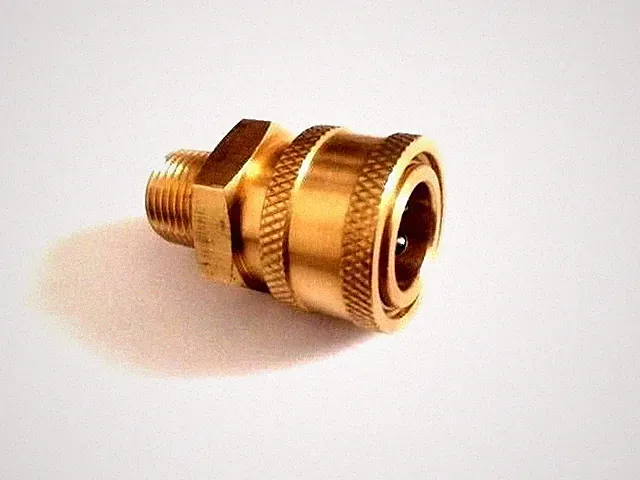 Pressure Washer 3/8" Male (NPT) Brass Quick Connect Coupler