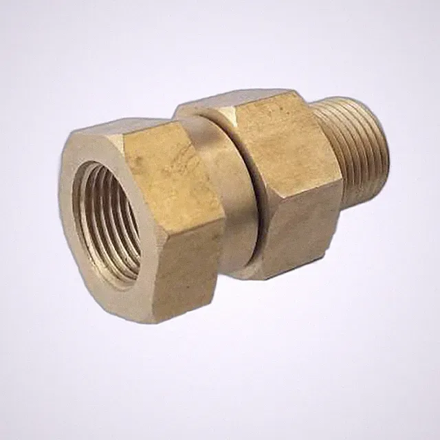 Pressure Washer 3/8" Male to Female NPT Brass Swivel Coupler 3200 PSI