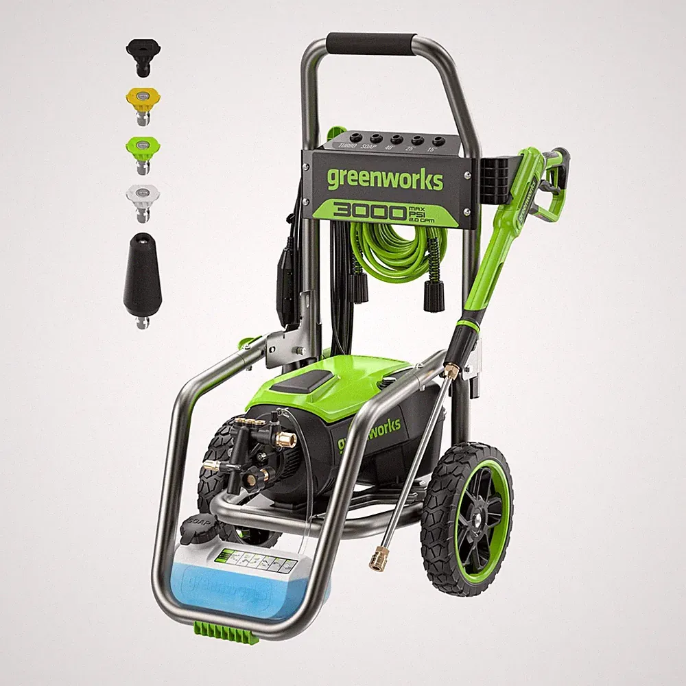 Pressure Washer 3000 PSI 2.0 GPM Brushless Electric Greenworks GPW3002A