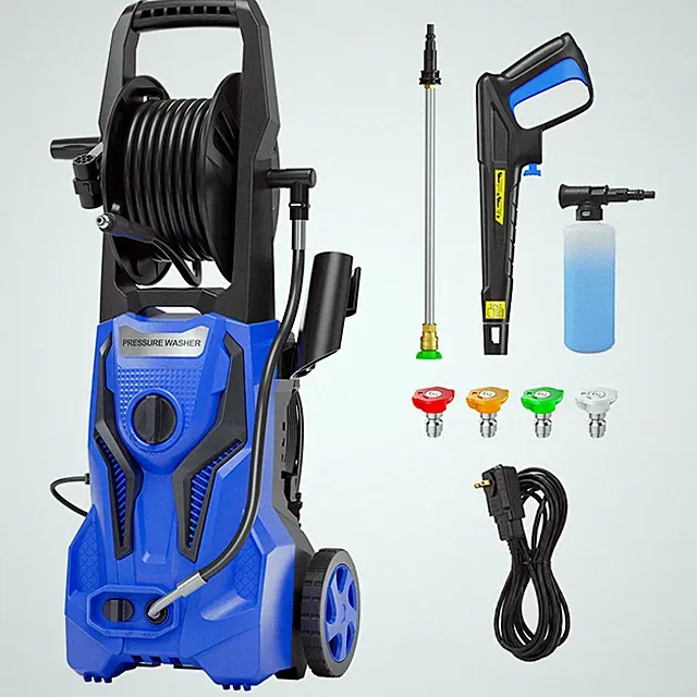 Pressure Washer 3800PSIMAX 3.5GPM, Extension Hose Reel, 4 Nozzles, for Garden