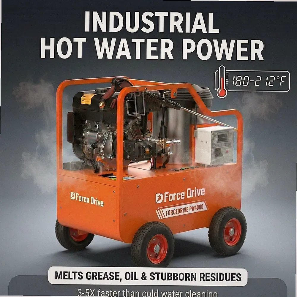 Pressure Washer 4000 PSI 4 GPM 13.5 HP Diesel-Powered Hot Water EPA Certified