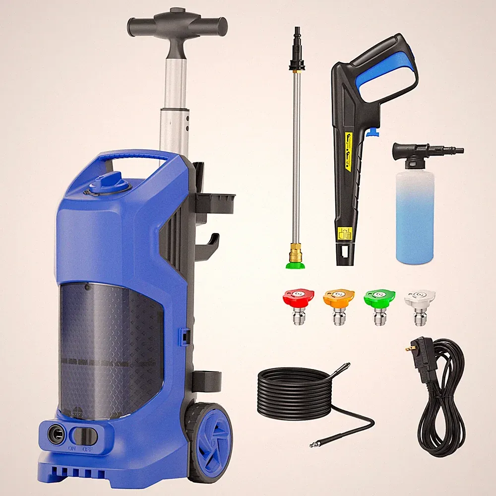 Pressure Washer 4000PSIMAX 3.0GPM, Steel Lance, 500ML Foam Cannon, for Driveway