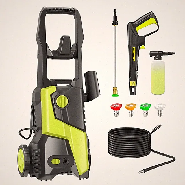 Pressure Washer 4200PSI 2.5GPM, Steel Lance, Total Stop System, for Car Wash