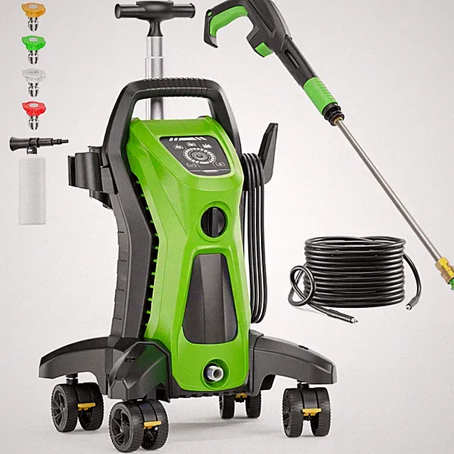 Pressure Washer 4500PSI 3.0GPM Adj-15-Level Touch Screen,4 Anti-Tipping Wheels
