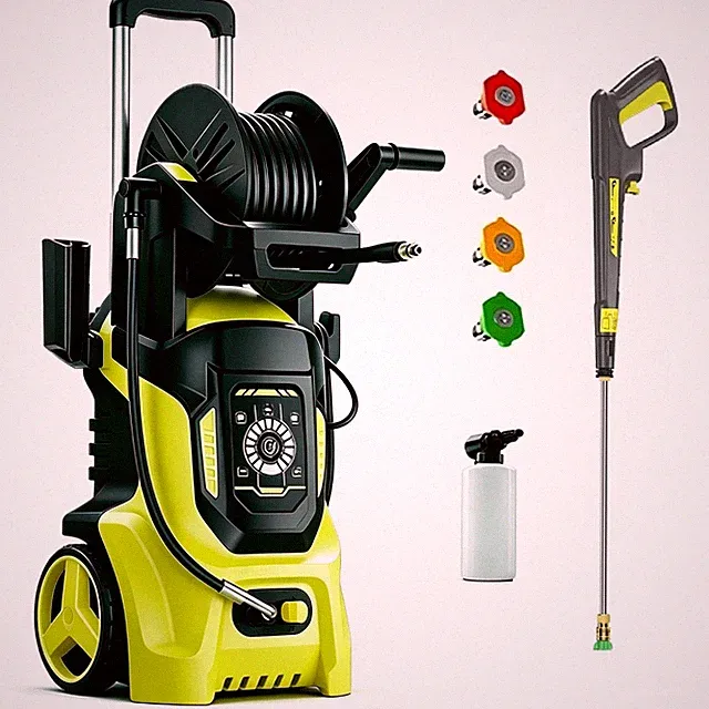 Pressure Washer 4500PSI 3.8GPM, 15-Level Adjustable Touch, 4 Nozzles, for Home
