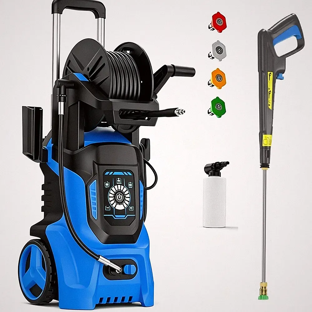 Pressure Washer 4500PSI 3.8GPM, 15-Level Touchscreen, Soap Tank, for Outdoor