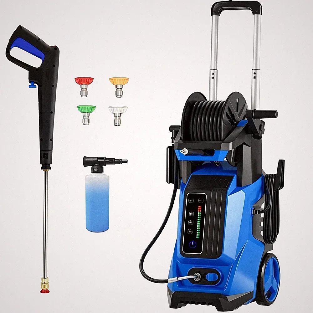 Pressure Washer 4500PSI 4.0GPM, 15-Level Touchscreen, 4 Nozzles, for Driveway