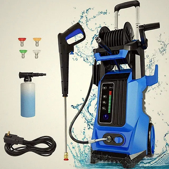 Pressure Washer 4500PSIMAX 4.0GPM, 15-Level Touchscreen, 4 Nozzles, for Outdoor