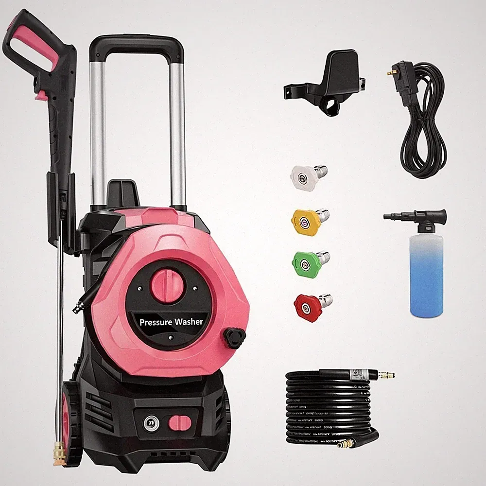 Pressure Washer 4600PSIMAX 3.5GPM, 4Nozzles, Stainless Steel Lance, for Car Wash