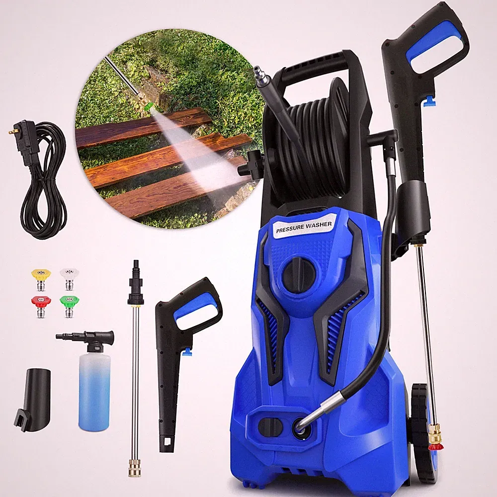 Pressure Washer 4600PSIMAX 3.5GPM, Extension Hose Reel, Foam Cannon, for Outdoor