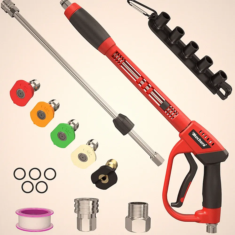 Pressure Washer 5000PSI with Extension Wands, 40 Inch Pressure Washer with 1/...