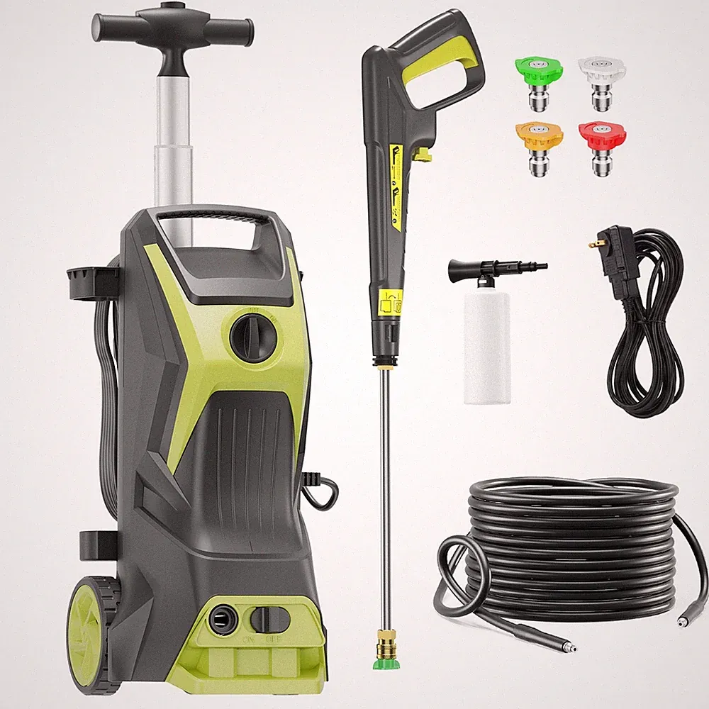 Pressure Washer 5000PSIMAX 3.0GPM, Steel Lance, 500ML Foam Cannon, for Driveway
