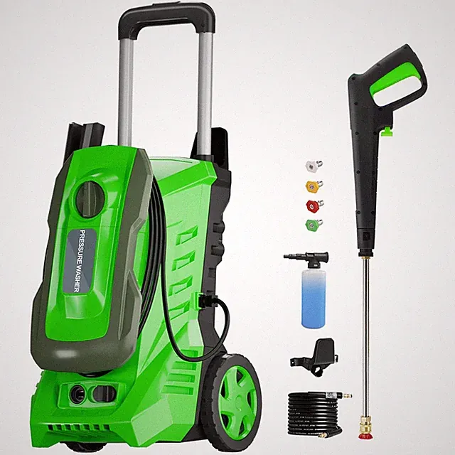 Pressure Washer 5350PSI 4.0GPM, 4 Quick Nozzles, 500ML Foam Cannon, for Patio