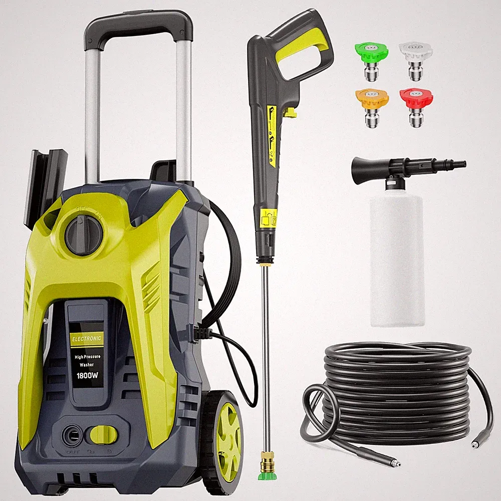 Pressure Washer 5350PSIMAX 2.0GPM, Compact Cleaning Power, Nozzles, for Home