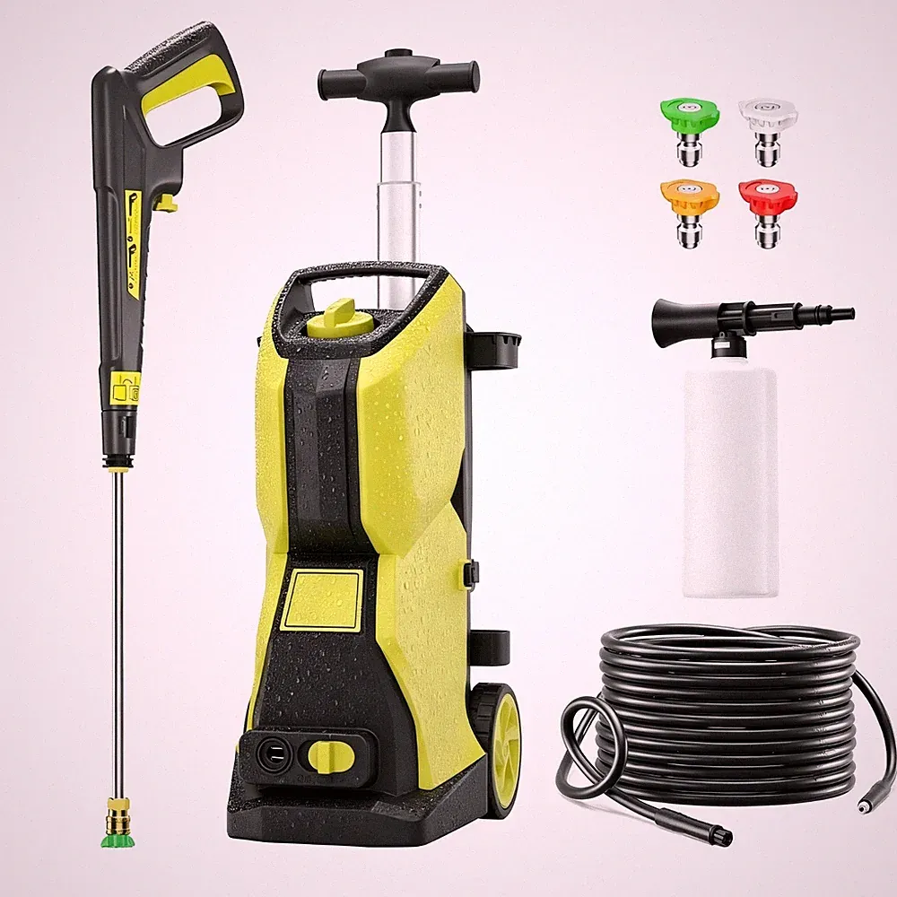 Pressure Washer 5350PSIMAX 3.1GPM, Steel Lance, 500ML Foam Cannon, for Driveway