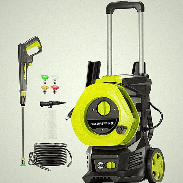 Pressure Washer 5350PSIMAX2.5GPM, 4 Nozzles, Stainless Steel Lance, for Car Wash
