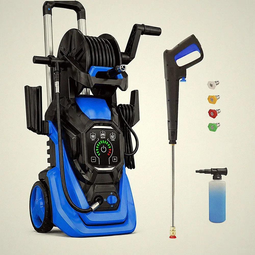 Pressure Washer 5560PSIMAX 3.0GPM, 15-Level Touch Control, Foam Cannon, for Car
