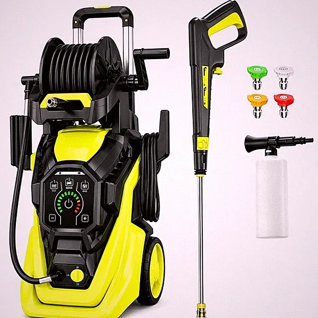 Pressure Washer 5560PSIMAX 3.0GPM, 15-Level Touchscreen, Soap Tank, for Garden