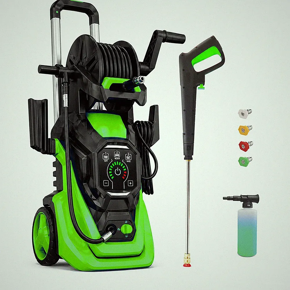 Pressure Washer 5560PSIMAX 3.0GPM, 15-Level Touchscreen, Soap Tank, for Home